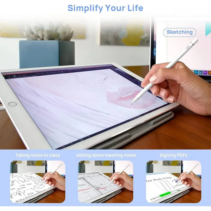 Pbuddy Stylus Pen Compatible With IPad, Pencil Compatible With IPad 2/3/4/5/6/7/8/9/10 Generation Pro 9.7/10.5/11/12.9 Air 2/3/4/5 Mini 2/3/4/5/6 Alternative Drawing Smart Stylist For Touch Screens Pbuddy Stylus Pen Compatible With IPad, Pencil Compatible With IPad 2/3/4/5/6/7/8/9/10 Generation Pro 9.7/10.5/11/12.9 Air 2/3/4/5 Mini 2/3/4/5/6 Alternative Drawing Smart Stylist For Touch Screens